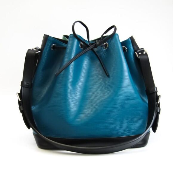 Louis Vuitton Epi Petite Noe Tricolor Shoulder Bag Cyan Green Noir - Picture 1 of 7